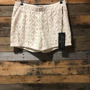 Women’s boho lace 4.5” shorts (M)